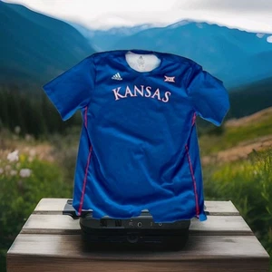 Nike Kansas Jayhawks Track & Field Team Issue Men's Sz XL Shirt - Picture 1 of 3