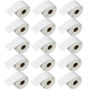 Etiquetas térmicas directas 15 rollos 2''x1'' 1300/RL para Zebra LP2824 2422 2844 ZP450 - Imagen 1 de 24