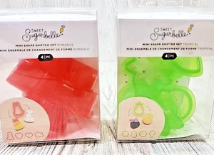 Sweet Sugarbelle Cookie Cutters Tropical Set & Romance Set 4 pcs in each set NEW - Picture 1 of 6