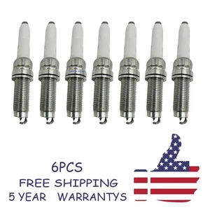 Set 6Pcs 12122455258 For BMW 740i 2016-2019 SPARK PLUGS - Picture 1 of 24