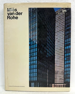 Mies van der Rohe by Martin & Yukio Futagawa 1970 HB/DJ First U.S. Printing - Imagen 1 de 1