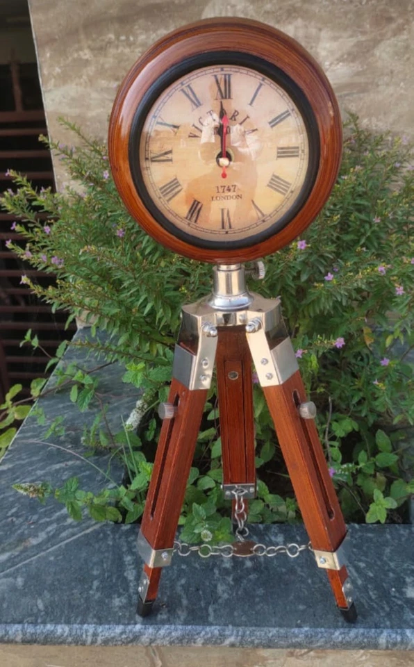 Victoria London 1747 Clock With Tripod  - Image 1 of 1