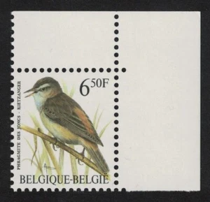 VENTA Bélgica Sedge-warbler Bird Buzin 'Phragmite des Jones' 6f.50 Corner - Imagen 1 de 1