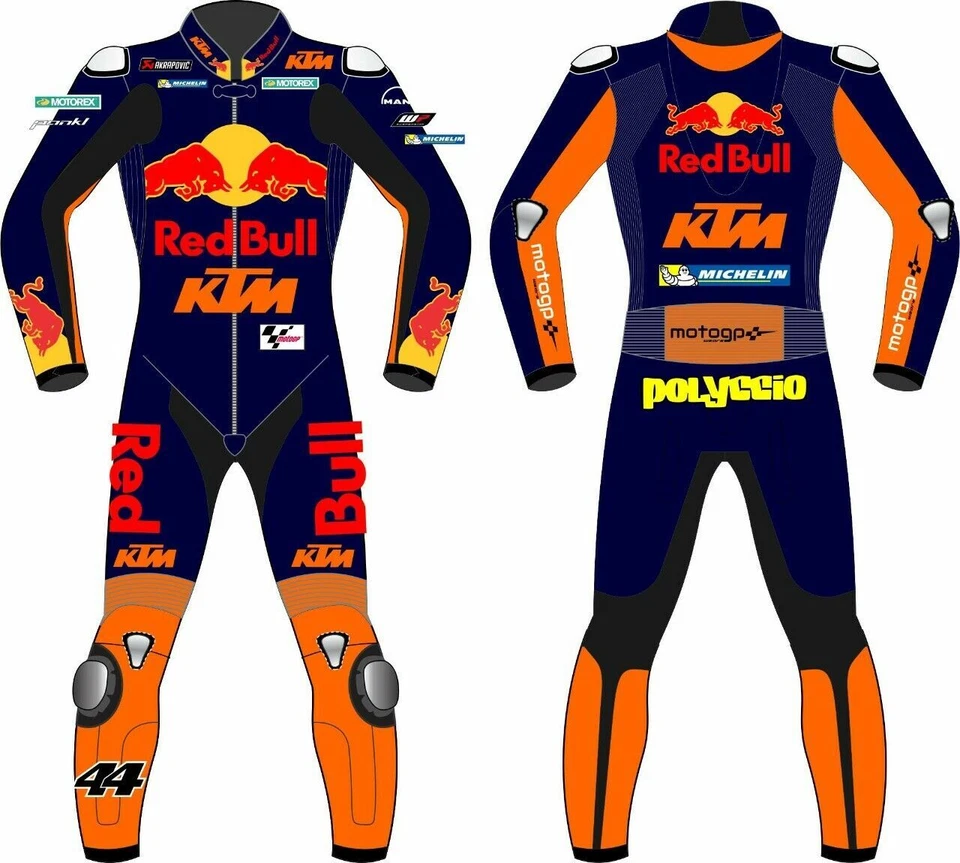 NEW KTM RACING  1 PIECE MOTORCYCLE MOTORBIKE CUSTOMISED BIKER LEATHER  SUIT - Image 1 of 4