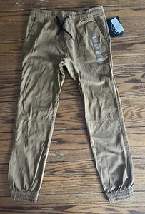 Brooklyn Cloth Youth Khaki Jogger Pants “The Jogger" Size M Stretch Twill - Picture 1 of 9