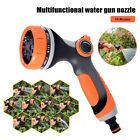10 Pattern Multi Function Garden Hose Pipe Water Nozzle Spray Gun Comfort Handle