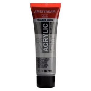 COLORE ACRILICO 710 GRIGIO FREDDO AMSTERDAM "ACRYLIC" TUBO DA 20ML - Picture 1 of 4