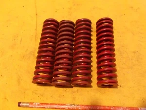 LOT of 4 NEW RED DIE SPRINGS 1 1/4" OD x 5/8" ID x 4 1/2" OAL compression mold - Picture 1 of 2