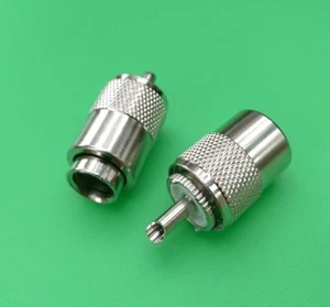 (5 PCS) UHF PL-259 Male Twist-On for RG8 RG213 RG214 LMR400 Cable - USA Seller - Picture 1 of 2