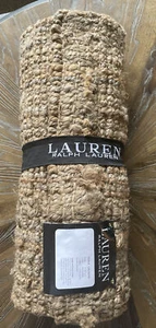 RALPH LAUREN Jute Rug Natural Rectangle 22" Wide x 60" Long NWT New 1’ 10” X 5’ - Picture 1 of 5