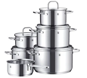 WMF Topf-Set Inspiration 7/9/11-tlg Cromargan Edelstahl Rostfrei 18/10 Induktion - Bild 1 von 8