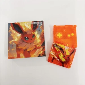 Nintendo Flareon Pokemon Complete Shell Kit Game Boy Advance Sp  Housing GBA - Picture 1 of 1