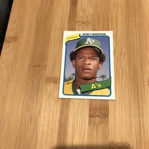 2006 Topps Rookie of the week # 21 Rickey Henderson Nm/Mt
