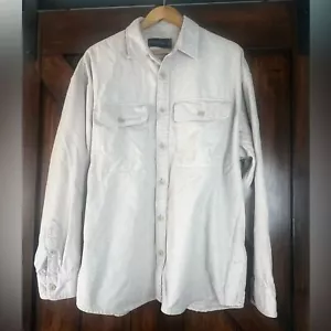 Abercrombie & Fitch 90er Oversized Hemd Herren XL Creme Knopfleiste - Bild 1 von 8