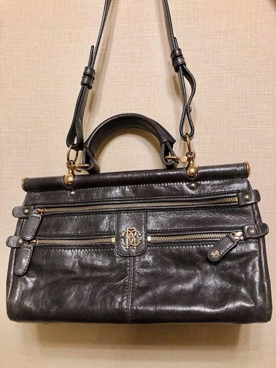 Roberto Cavalli Handbag Shoulder Crossbody Bag Purse Black NEW w/o Tags - Image 1 of 1