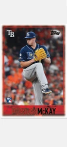 2020 TOPPS TBT 1997 TOPPS DESIGN SET 6 ROOKIE CARD RAYS BRENDAN McKAY #35 - Picture 1 of 1
