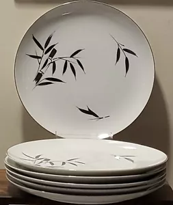 Celebrity Fine China Dinner Plate Bali Hai No 5490 Set of 6 - Picture 1 of 6