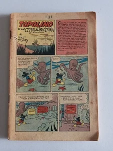 ***TOPOLINO N. 31 (SENZA COPERTINA)*** 10/8/1951 - CON BOLLINO E PAGINA CENTRALE - Imagen 1 de 4
