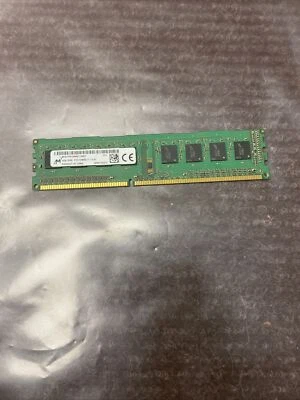 Micron MT8JTF51264AZ-1G6E1 DDR3 PC3-12800U 4GB 1Rx8 DPAE38Z038 - Image 1 of 3