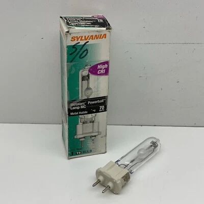 Sylvania MC70T6/U/G12/830 Metal Halide 70W M139/E Lamp Light Bulb 3000K - Image 1 of 4