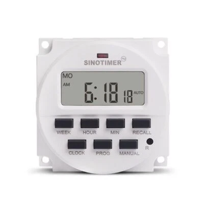for 12V AC LCD Programmable Timer Switch Countdown for for R - Image 1 of 4