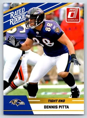 Dennis Pitta Baltimore Ravens 2010 Donruss Rated Rookies #28 18741 - Image 1 of 2