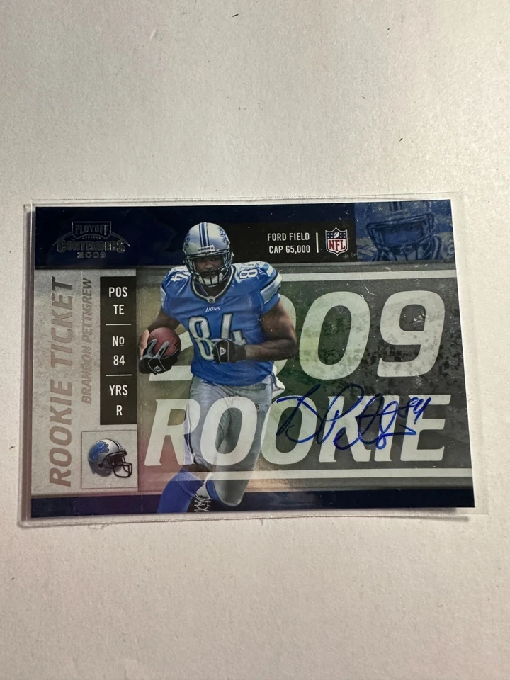 K131,291 - 2009 Playoff Contenders #111 Brandon Pettigrew Auto RC - Image 1 of 1