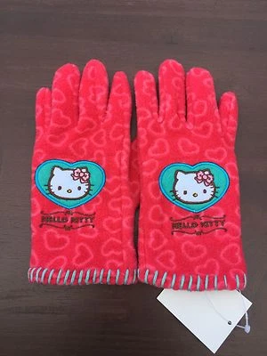 NWT Hello Kitty Red Hand gloves girl License Sanrio Small Size ~Cute~for kid - Image 1 of 3