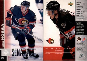 1997 Upper Deck #326 Marian Hossa - Near Mint or Better