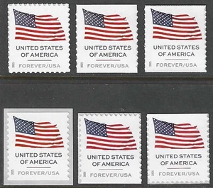 USA Sc. 6016-21 (F) Flag 2025 MNH 6 diff. - Picture 1 of 1