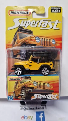 Matchbox Superfast Jeep wrangler (CP15) - Immagine 1 di 3