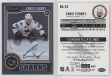 2014-15 O-Pee-Chee Platinum Rookie Auto Chris Tierney #RA-29 Rookie Auto RC