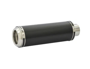 Kawasaki ZX6R Exhaust SP Engineering Ceramic Black Stubby Domed GP 2003-2004 - Picture 1 of 9