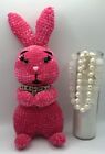 Bunny Handmade Toy 11” Crochet Smoke Free  Gift Stuffed Animal FUCHSIA Amigurumi