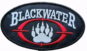GANCHO MIRA TÁCTICA BLACKWATER LOGO ACADEMI BEAR PAW EJÉRCITO 2,5 X 4,5 PULGADAS - Imagen 1 de 2