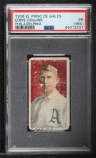 1909-11 T206 El Principe De Gales Back Eddie Collins PSA 1 HOF