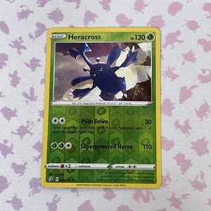 Pokemon TCG Heracross 006/192 S&S Rebel Clash Reverse Holo Uncommon M/NM P108 - Picture 1 of 4