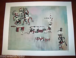 Jim James Flora Art Print Station Master's Daughter #18/20 Record Album Poster - Picture 1 of 4