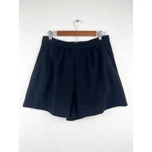 Pantalón corto TIBI Oil Slick Ponte, negro, talla 10, ¡nuevo con etiquetas! - Imagen 1 de 6