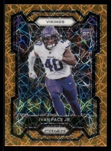 Ivan Pace Jr. 2023 Panini Prizm #366 Lazer RC Minnesota Vikings - Bild 1 von 2