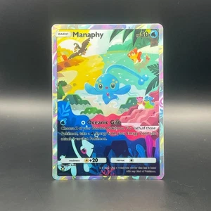 Fan Art Pokemon TCG Pocket Manaphy Holo IR | Space-Time Smackdown - Picture 1 of 4