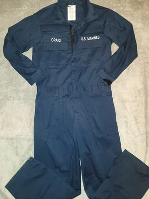 Dogs Us. Marine Navy Utility Navy Blue WORK Coveralls Size Medium Regular 🇺🇸  - Image 1 of 4