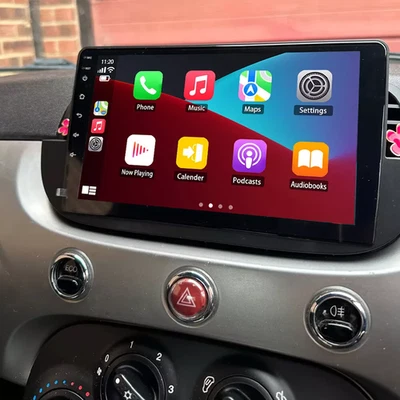 9" Für Fiat 500 2007-2015 Android14 Carplay Autoradio GPS NAVI SWC WIFI  2+32GB - Bild 1 von 4