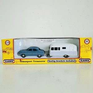 Classix 1:76 OO Railway Ford Zephyr Bluebird Dauphine Caravan Models EM76517 - Picture 1 of 2