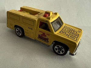 Mattel Hot Wheels Yellow Fire Dept. 1974 vintage Camión Diecast Coche Vehículo Malasia - Imagen 1 de 11