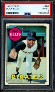 1969 Topps #286 Dock Ellis PSA 4 VG-EX - Picture 1 of 2