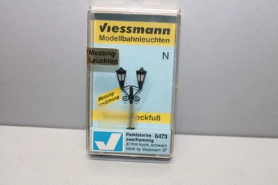 Viessmann 6473 Parklaterne 2-flammig Spur N OVP - Bild 1 von 2