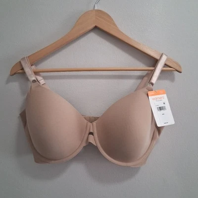 Sujetador Warners Nuevo con Etiquetas Nude Crema Beige Ligeramente Forrado Con Aros Talla 38D Foto 1 de 4