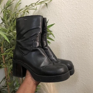 Botas Bratz Y2K Skechers RARAS De Colección Años 90 Gruesas Plataforma Gótica Mujeres 8 *LEER - Imagen 1 de 8