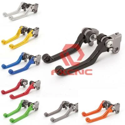 For HONDA CR80R CR85R 98-07/CR 125R CR 250R 92-03 Pivot Brake Clutch Levers PAIR - Image 1 of 4